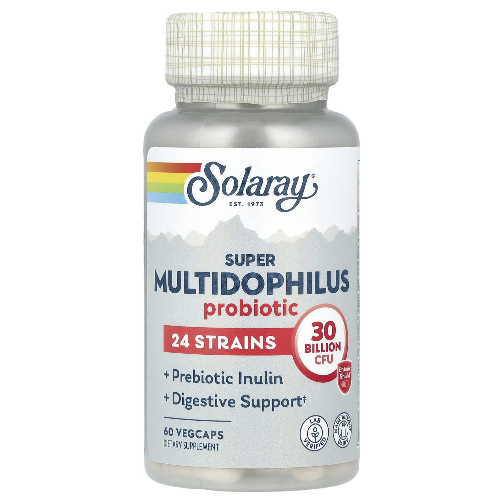 Solaray, Super Multidophilus 24, 60 VegCaps UPC 076280905786 | HiLife Vitamins